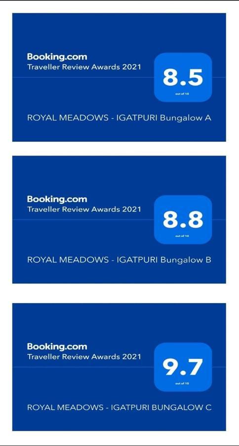 ROYAL MEADOWS - IGATPURI Bungalow C Bagian luar foto